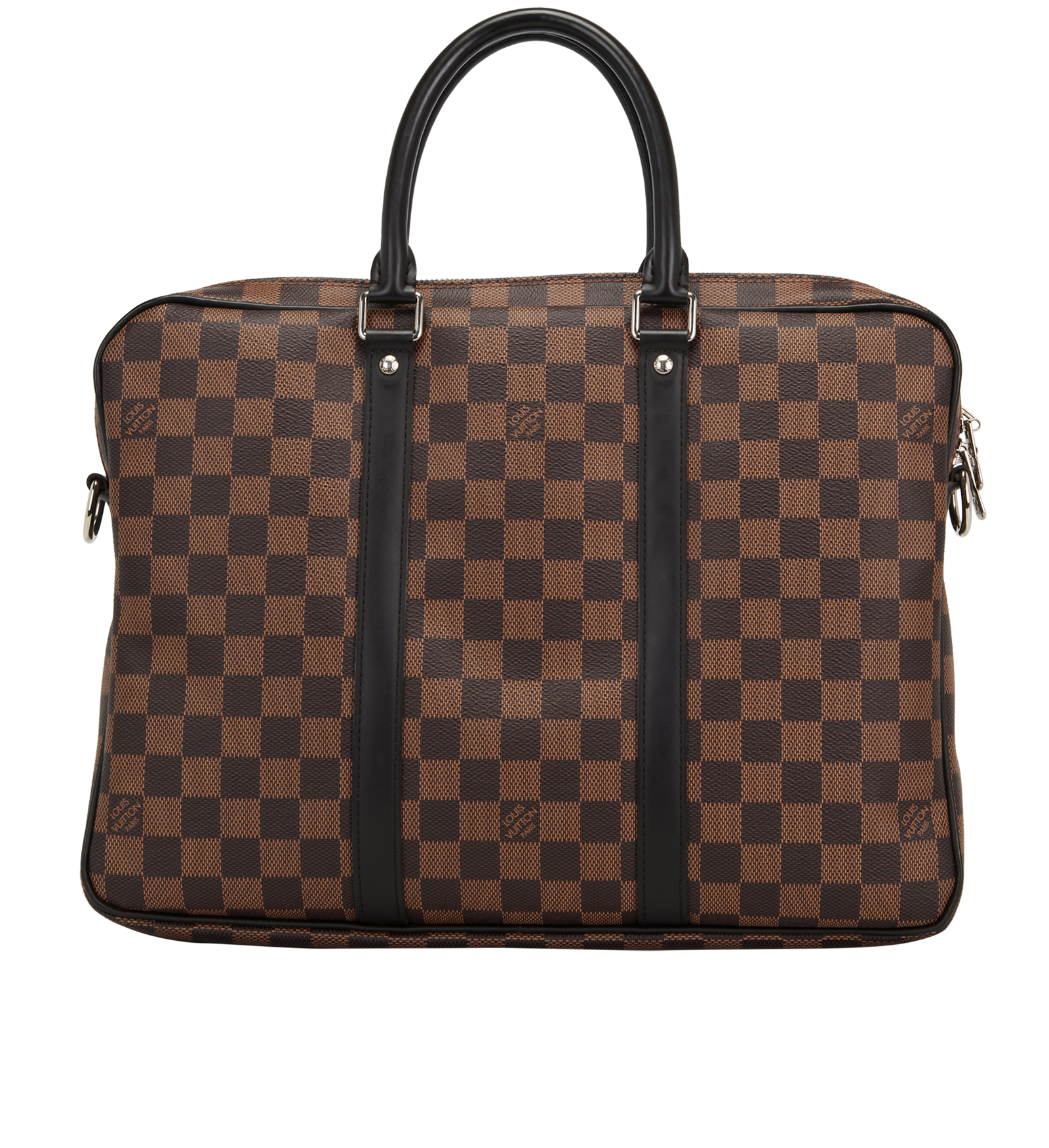 Porte Voyage, &pound;650, Handbags, Brown, Canvas, Back view